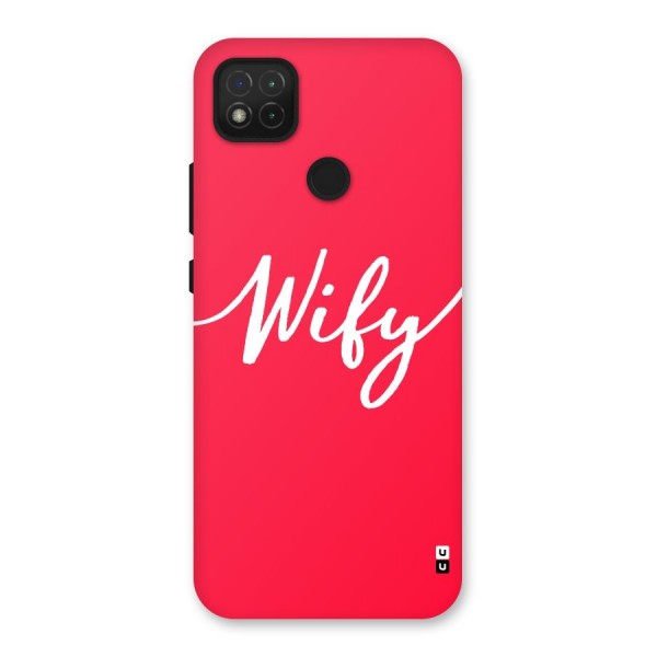 Wify Back Case for Redmi 9C