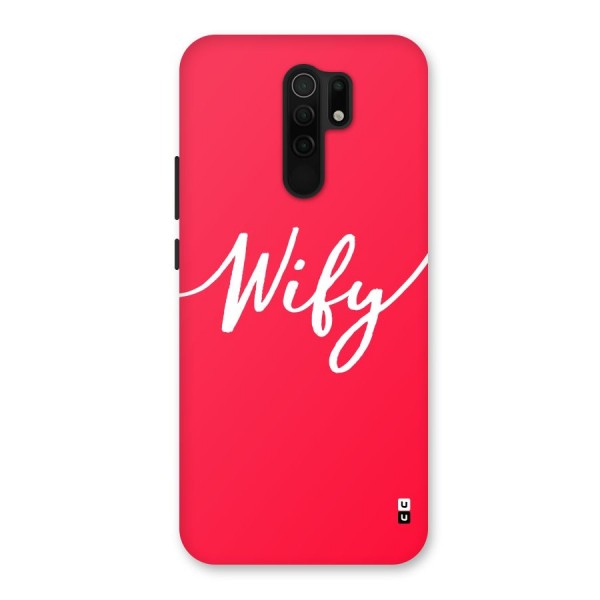 Wify Back Case for Redmi 9 Prime