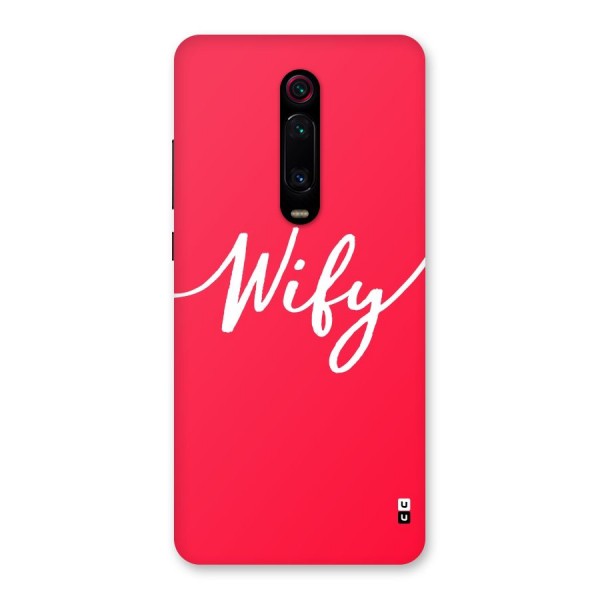 Wify Back Case for Redmi K20 Pro