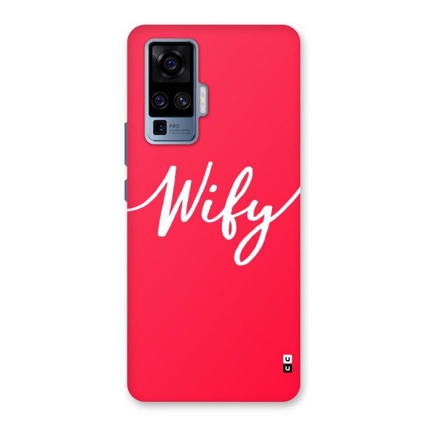 Wify Back Case for Vivo X50 Pro