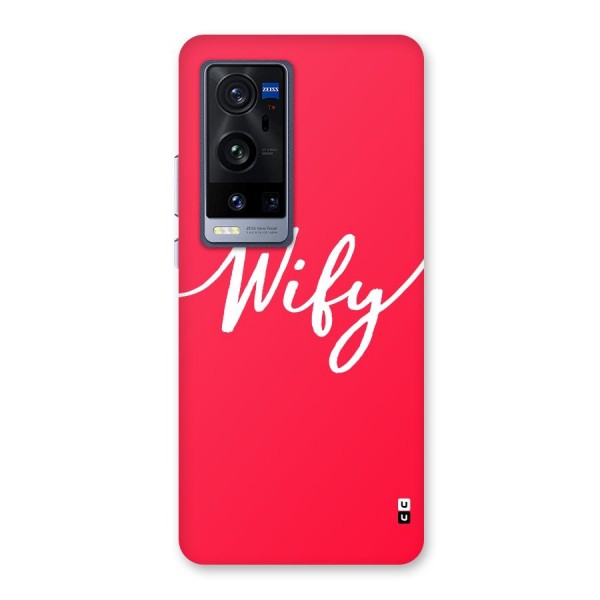 Wify Back Case for Vivo X60 Pro Plus