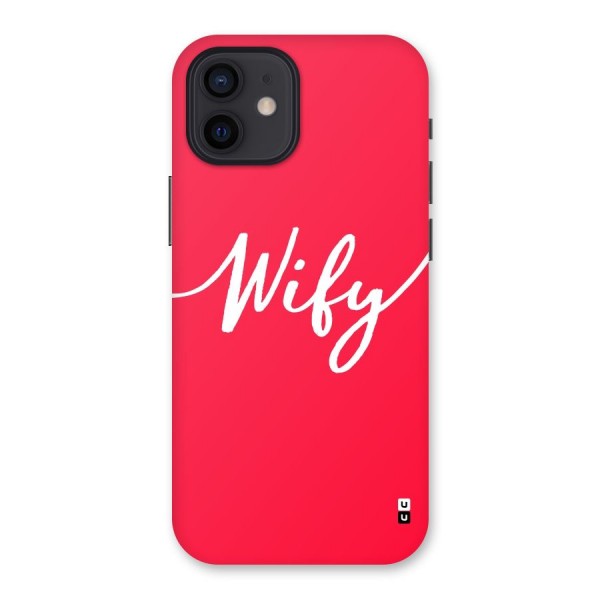 Wify Back Case for iPhone 12