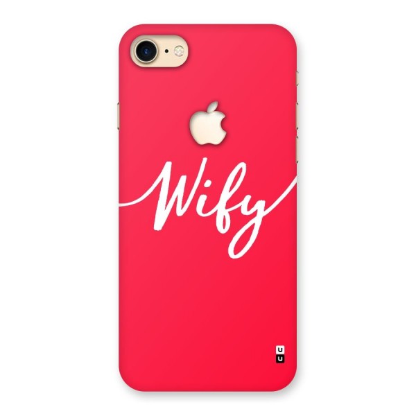 Wify Back Case for iPhone 7 Apple Cut