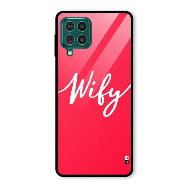 Wify Glass Back Case for Galaxy F62