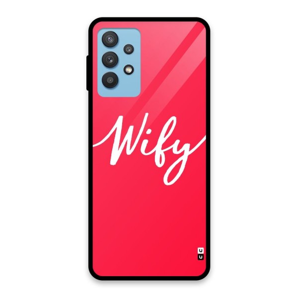 Wify Glass Back Case for Galaxy M32 5G