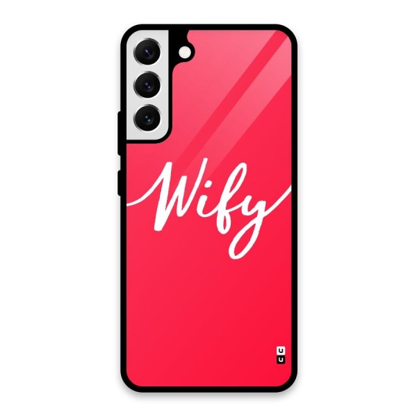 Wify Glass Back Case for Galaxy S22 Plus 5G