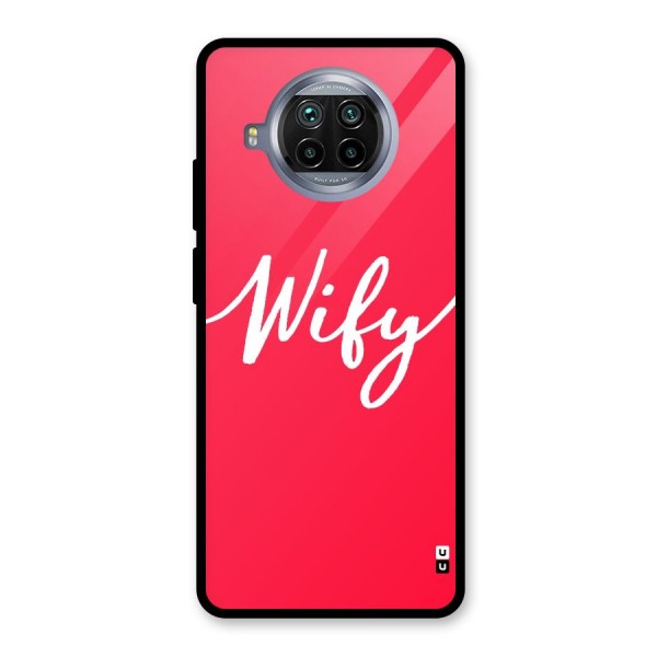 Wify Glass Back Case for Mi 10i