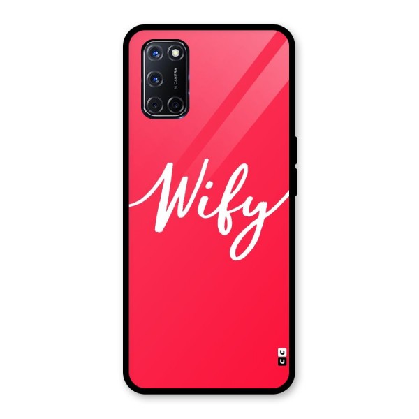 Wify Glass Back Case for Oppo A52