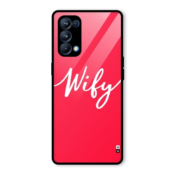 Wify Glass Back Case for Oppo Reno5 Pro 5G