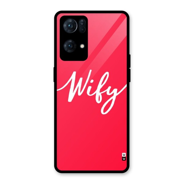 Wify Glass Back Case for Oppo Reno7 Pro 5G