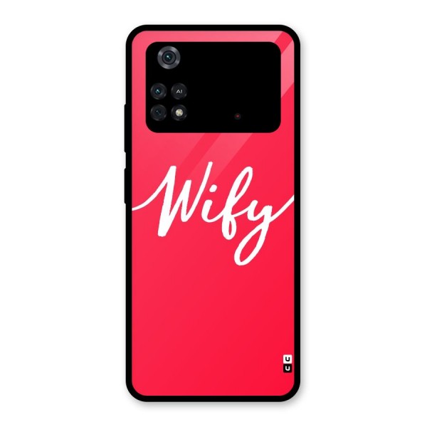 Wify Glass Back Case for Poco M4 Pro 4G