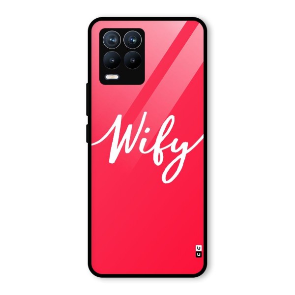 Wify Glass Back Case for Realme 8 Pro