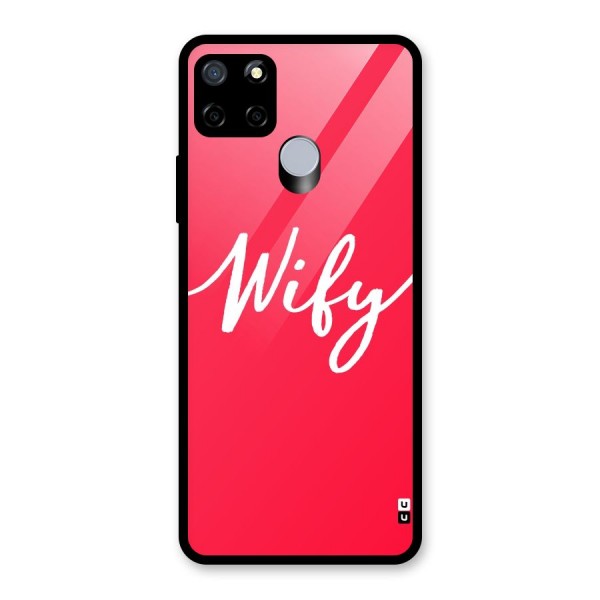 Wify Glass Back Case for Realme C12