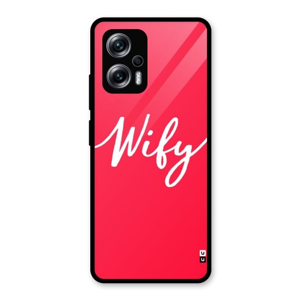 Wify Glass Back Case for Redmi K50i