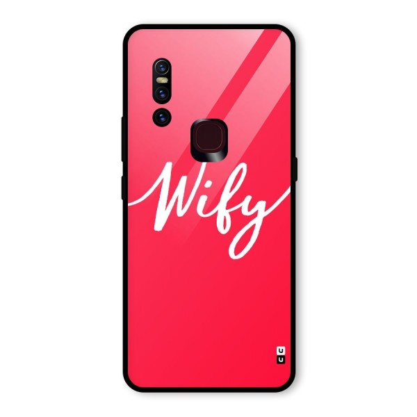 Wify Glass Back Case for Vivo V15