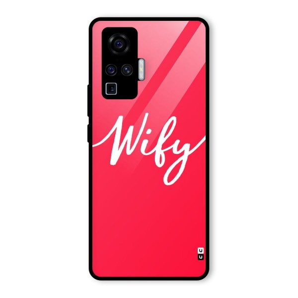 Wify Glass Back Case for Vivo X50 Pro