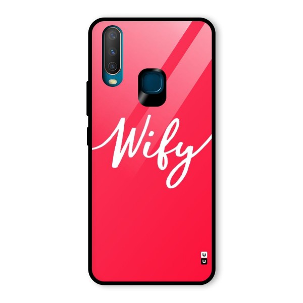 Wify Glass Back Case for Vivo Y12