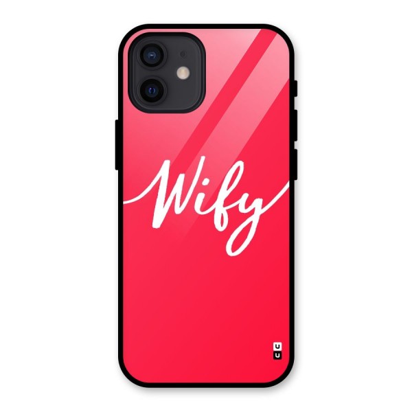 Wify Glass Back Case for iPhone 12