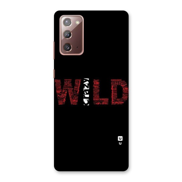 Wild Crazy Back Case for Galaxy Note 20