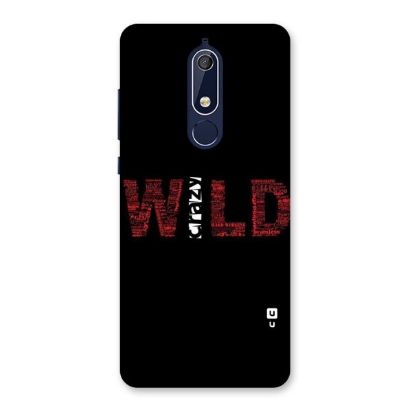 Wild Crazy Back Case for Nokia 5.1