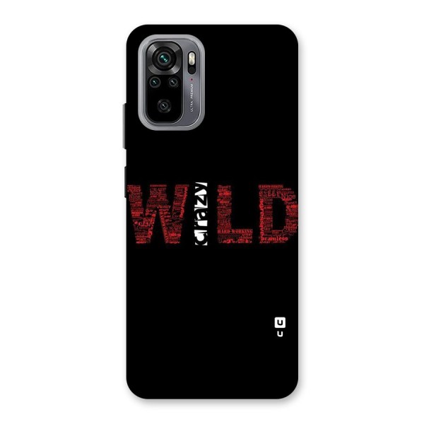 Wild Crazy Back Case for Redmi Note 10