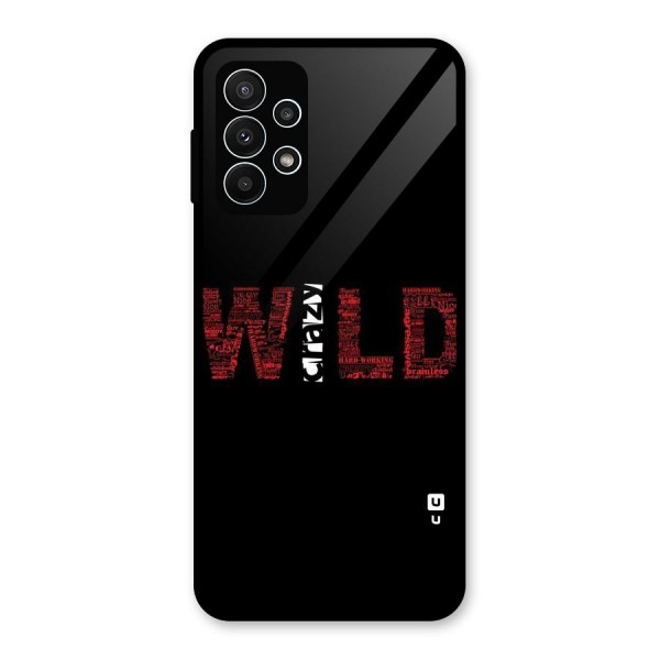 Wild Crazy Glass Back Case for Galaxy A23