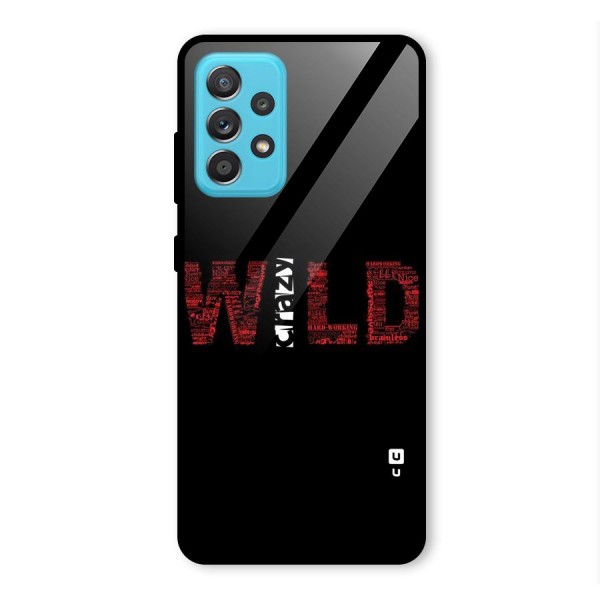 Wild Crazy Glass Back Case for Galaxy A52s 5G