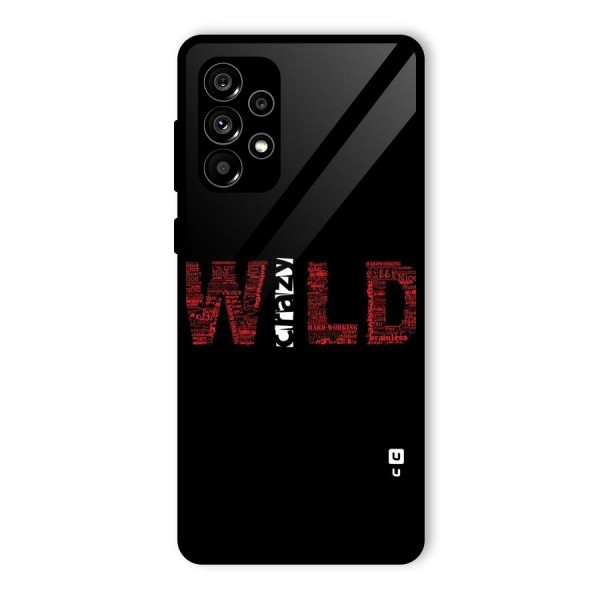 Wild Crazy Glass Back Case for Galaxy A73 5G