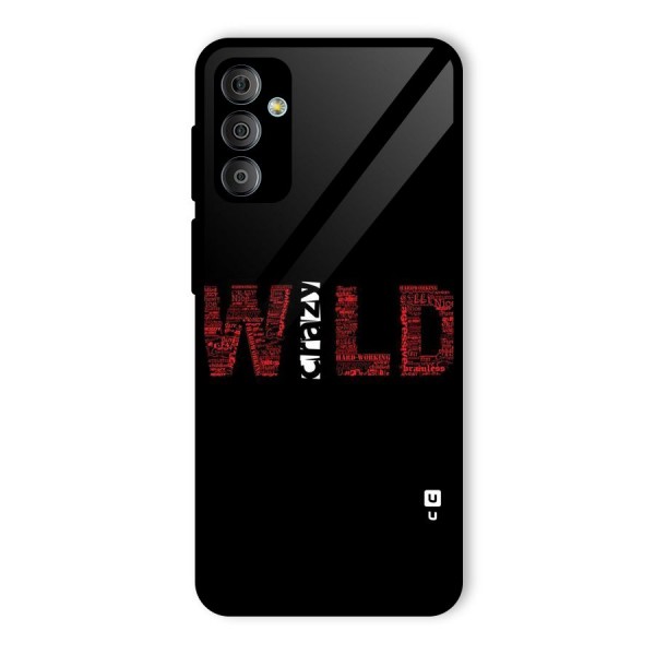 Wild Crazy Glass Back Case for Galaxy F23