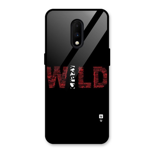 Wild Crazy Glass Back Case for OnePlus 7