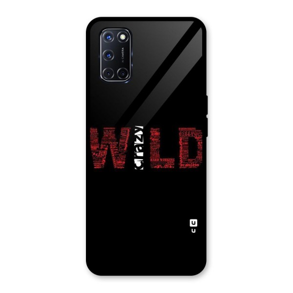 Wild Crazy Glass Back Case for Oppo A52