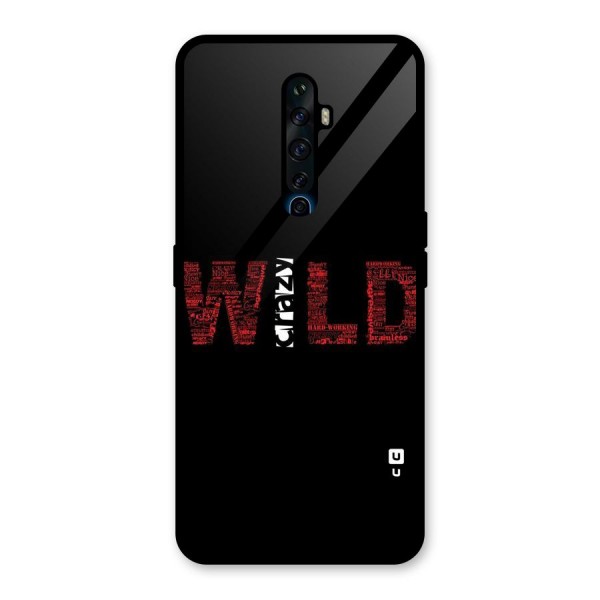 Wild Crazy Glass Back Case for Oppo Reno2 Z