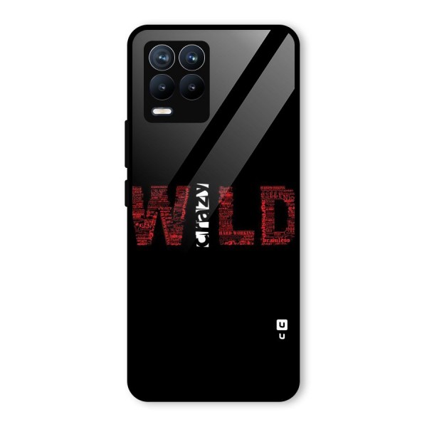 Wild Crazy Glass Back Case for Realme 8 Pro