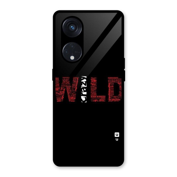 Wild Crazy Glass Back Case for Reno8 T 5G