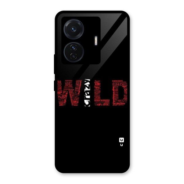 Wild Crazy Glass Back Case for Vivo T1 Pro