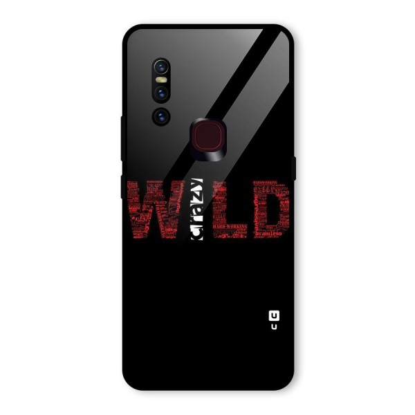 Wild Crazy Glass Back Case for Vivo V15