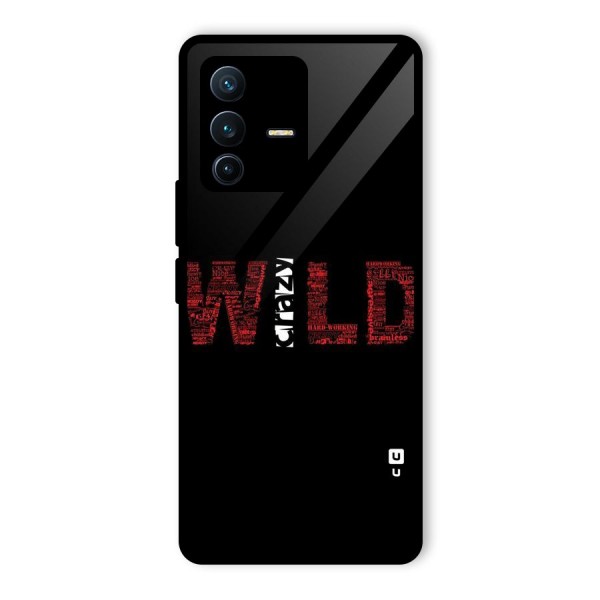 Wild Crazy Glass Back Case for Vivo V23 Pro