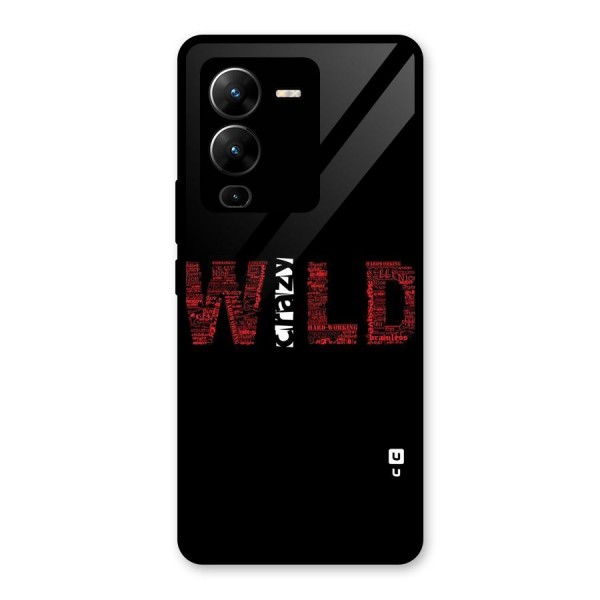 Wild Crazy Glass Back Case for Vivo V25 Pro