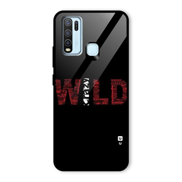 Wild Crazy Glass Back Case for Vivo Y30