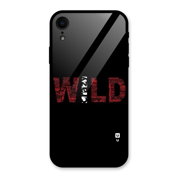 Wild Crazy Glass Back Case for XR