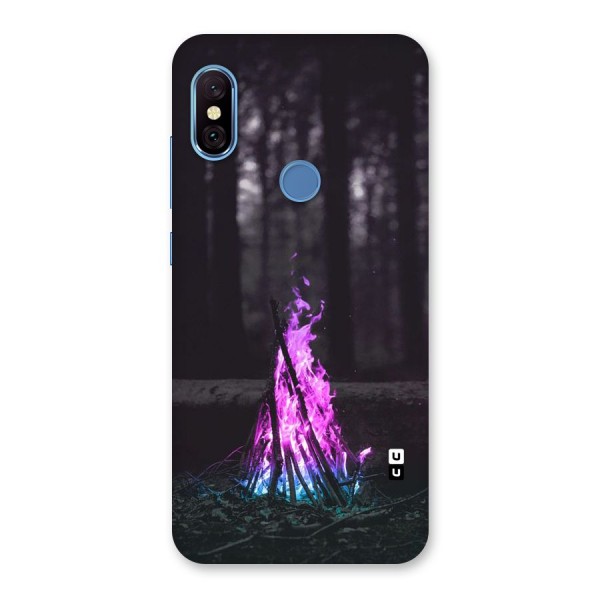 Wild Fire Back Case for Redmi Note 6 Pro