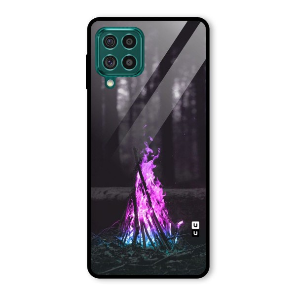 Wild Fire Glass Back Case for Galaxy F62