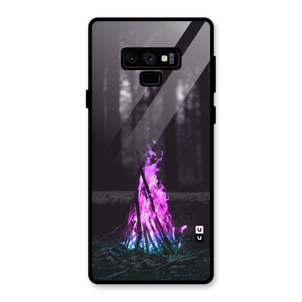 Wild Fire Glass Back Case for Galaxy Note 9