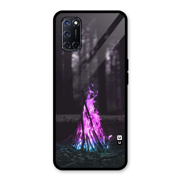 Wild Fire Glass Back Case for Oppo A52