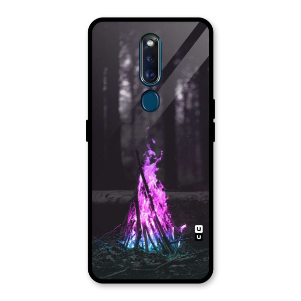 Wild Fire Glass Back Case for Oppo F11 Pro