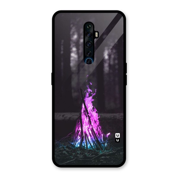 Wild Fire Glass Back Case for Oppo Reno2 Z