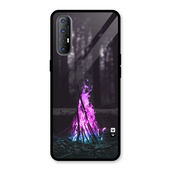 Wild Fire Glass Back Case for Oppo Reno3 Pro