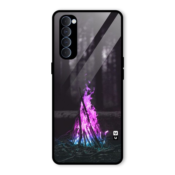 Wild Fire Glass Back Case for Oppo Reno4 Pro