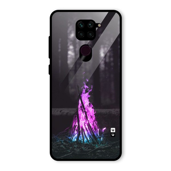 Wild Fire Glass Back Case for Redmi Note 9