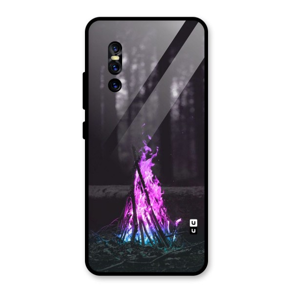 Wild Fire Glass Back Case for Vivo V15 Pro